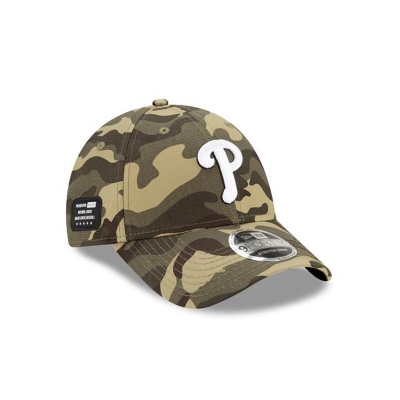 Sapca New Era Philadelphia Phillies MLB Armed Forces Weekend Stretch Snap 9FORTY Adjustable - Verzi